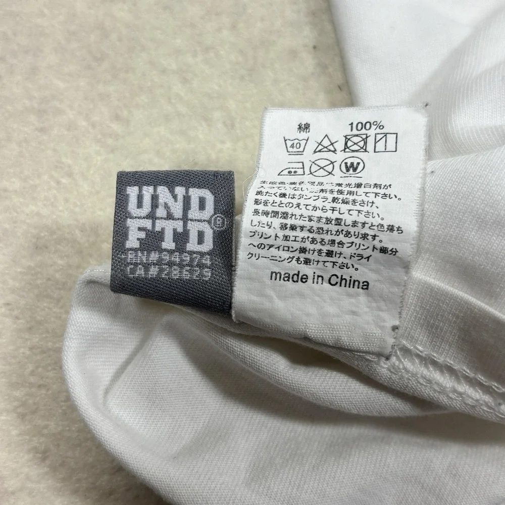 Applebum X Undefeated Shirt Mens XL White‎ Sunset Tally Graphic Tee Streetwear